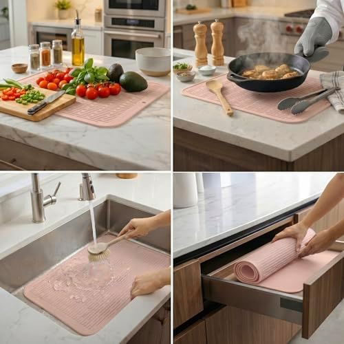 MicoYang Silicone Dish Drying Mat