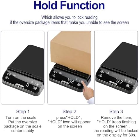 Accuteck BPS70 High Accuracy Digital Shipping Scale and Postal Scale, 0.1oz