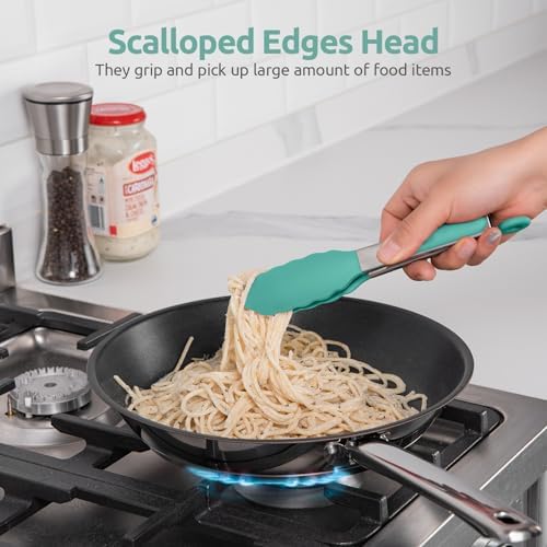 U-Taste Kitchen Tong for Cooking, 600ºF Heat-Resistant Silicon