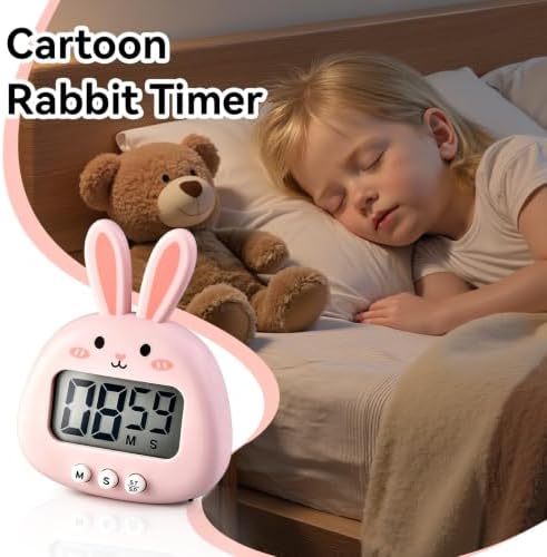 Cute Digital Desk Timer, Cute Digital Kitchen Timer Digital Magnetic Digital