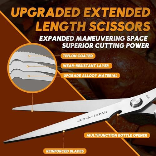 Huusk Kitchen Scissors Set Upgraded