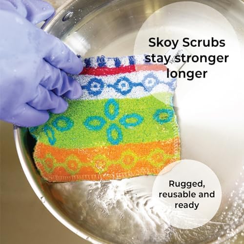 Skoy Scrub, 1-piece Reusable, Non-Scratching Dish Scrubber