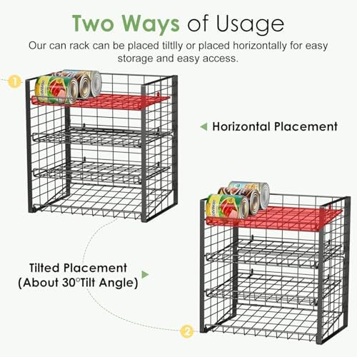JKsmart 4-Tier Can Rack Organizer
