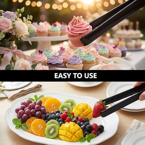 Plastic Serving Tongs Disposable Kitchen Tongs
