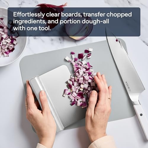 Misen Stainless Steel Bench Scraper