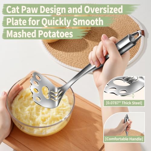 304 Stainless Steel Potato Masher Heavy Duty