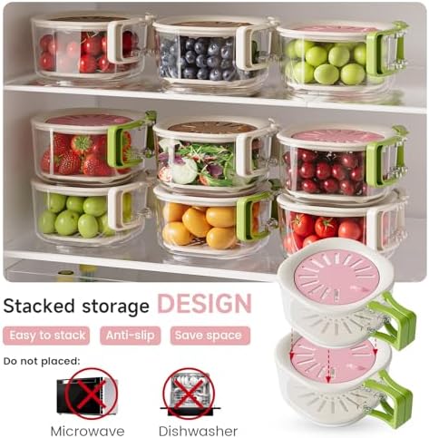 2-Pack Plastic Colander Strainer