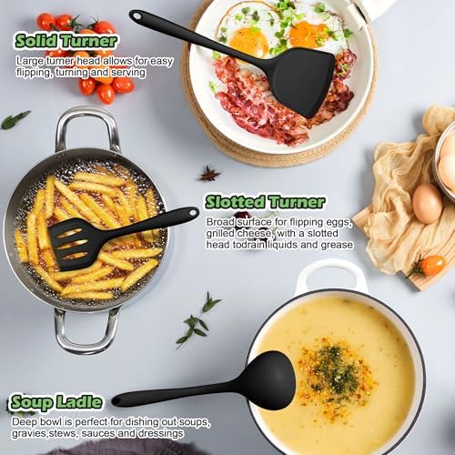 Homikit Silicone Cooking Utensil Set