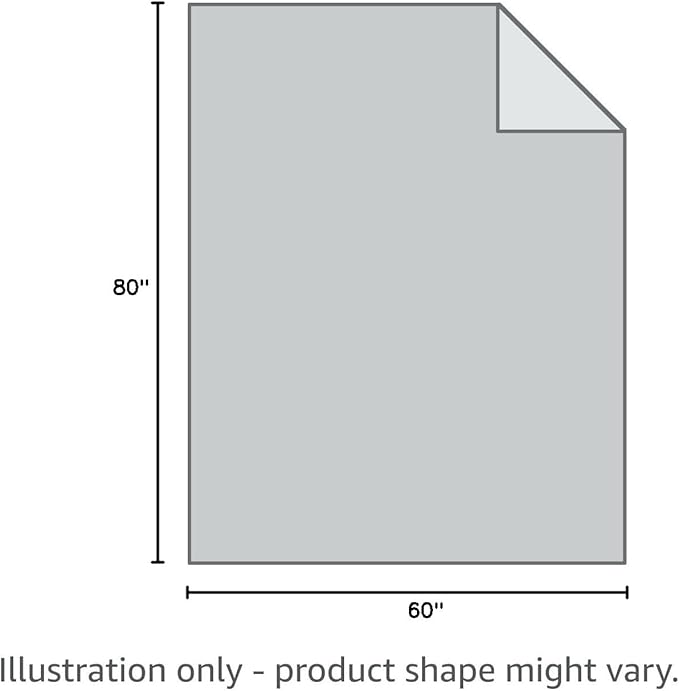 L'AGRATY Weighted Blanket - 60"x80" 25lbs Cooling Breathable Heavy Blanket Microfiber Material with Glass Beads for Adult All-Season Summer Fall Winter Soft Thick Comfort