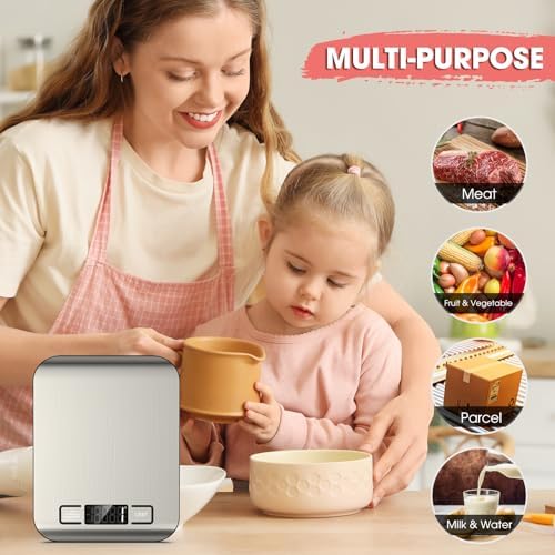Mik-Nana Food Scale, 22lb Digital Kitchen Scale Weight Grams and Ounces