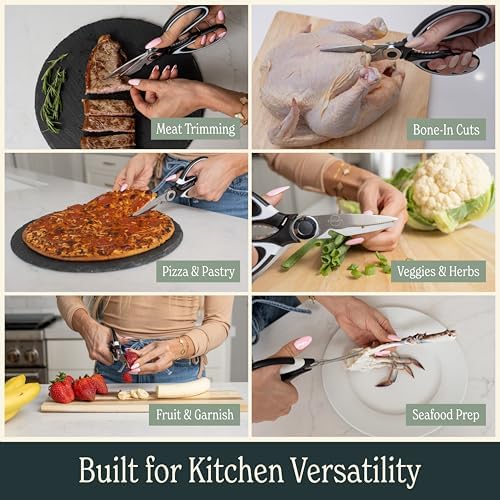 Heavy Duty Kitchen Shears With Sharpener