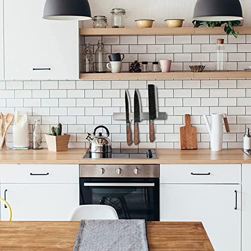 16 Inch Magnetic Knife Holder for Wall No Drill Stainless Steel