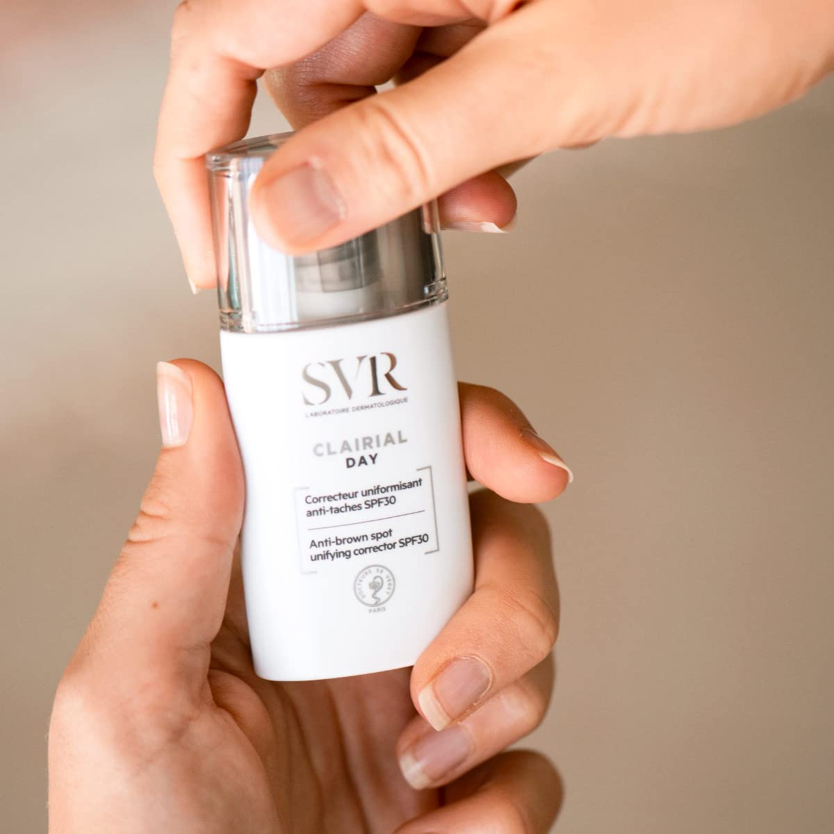 SVR Clairial Anti-Brown Spot Unifying Corrector Cream SPF30 - Hypoallergenic Skincare for Uneven Skin Tone
