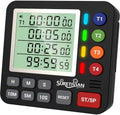 Digital Kitchen Timer with 4 Channel, Loud Alarm and Silent Mode