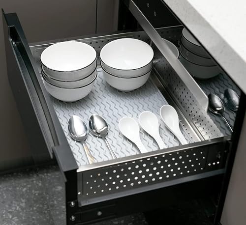 Silicone Dish Drying Mat, Non-Slip Easy Clean Sink Mat