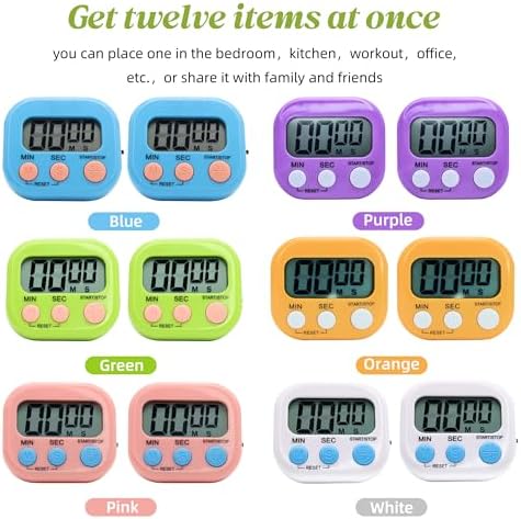 12 Pack Multi-Function Electronic Timer