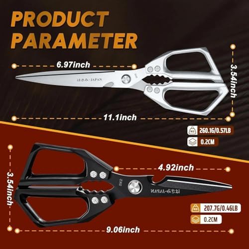 Huusk Kitchen Scissors Set Upgraded