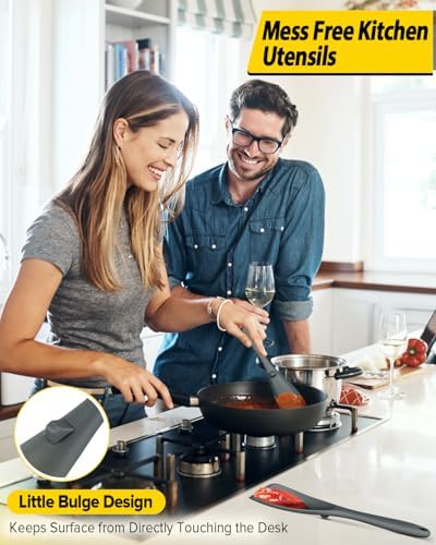 BUNDLEPRO Silicone Cooking Spoons