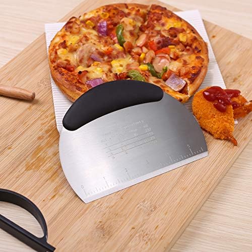 1 pcs Dough Pastry Scraper Chopper/Stainless Steel Dough Scraper Cutter