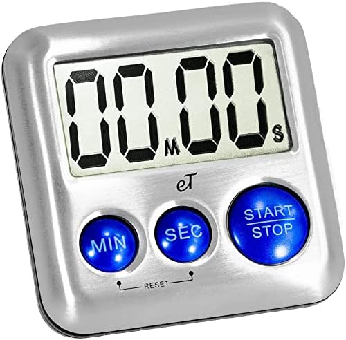 Elegant Digital Kitchen Timer Stainless Steel