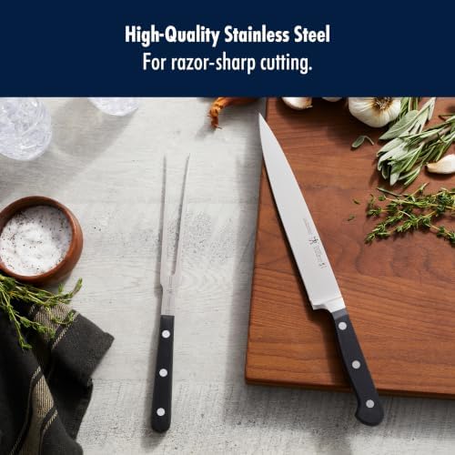 HENCKELS Classic Razor-Sharp 2-Piece Carving Set, German Engineered Informed by
