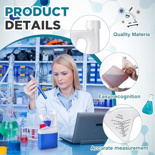 8 Pcs 64oz Tip Measure Container Tip and Pour Measuring Cup