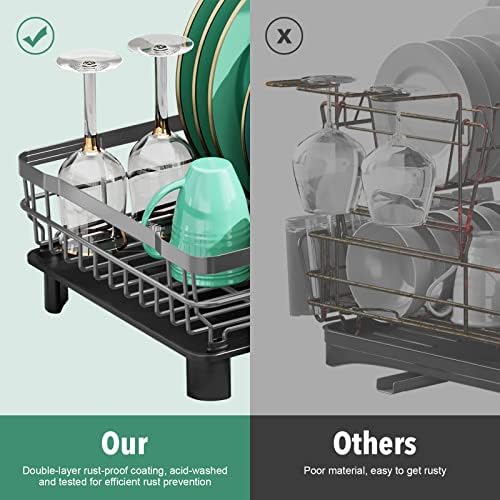 MOUKABAL Dish Drying Rack with Drainboard