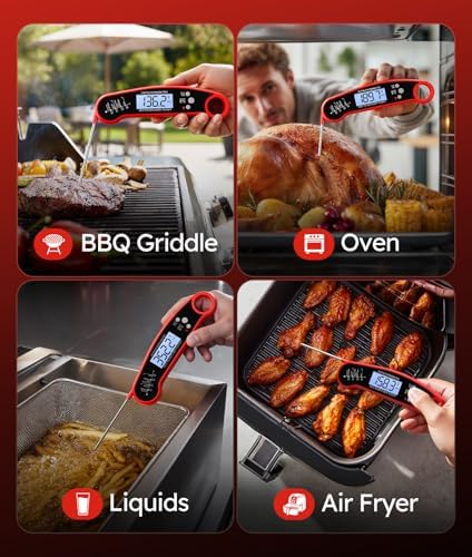 Meat Thermometer Digital, 1-2 Sec Instant Read