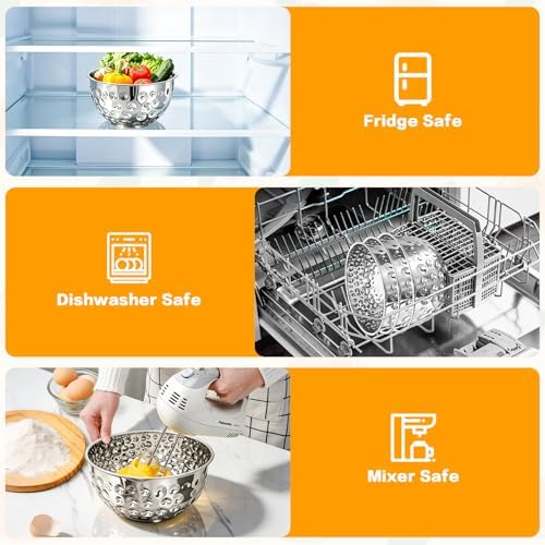 Stainless Steel Mixing Bowls Set of 5