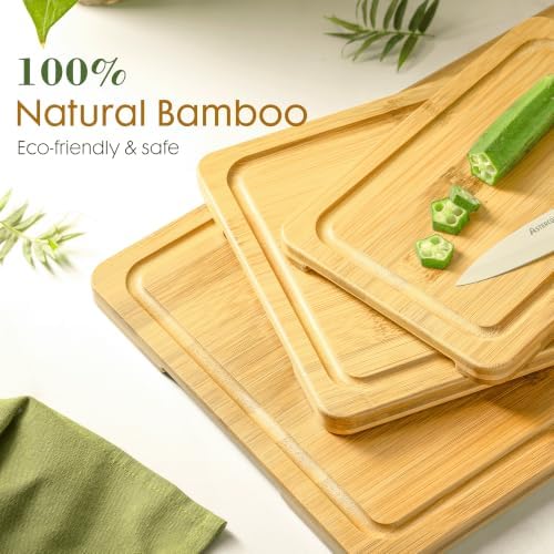 Astercook Nature Bamboo Cutting Boards