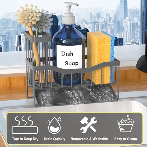 Fssvcd Maifan Sink Caddy Sponge Holder