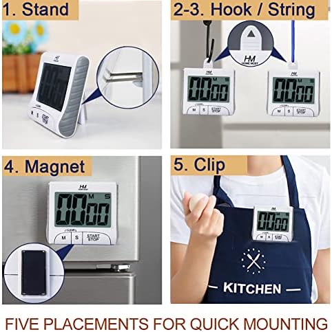 3" Large Display Kitchen Timer