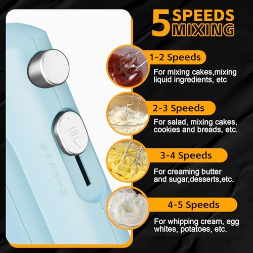 Lord Eagle 5-Speed Hand Mixer Electric