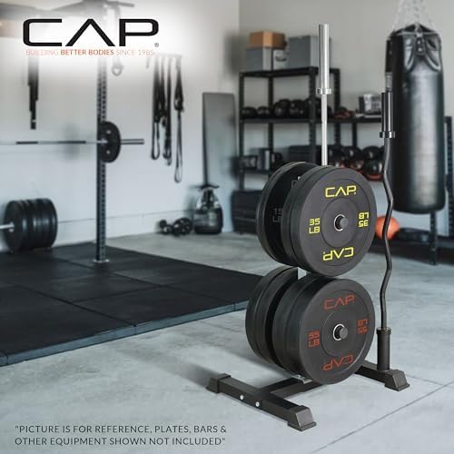 CAP Olympic Bumper Plate Tree Rack