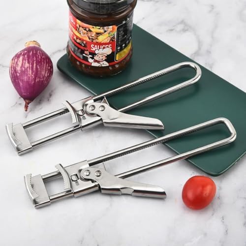 3-Pack Adjustable Multifunctional Stainless Steel Can Opener, Jar Opener