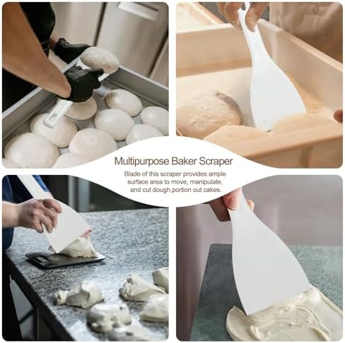 LRui Kitchen Professional Pizza Dough Scraper dough spatula, plastic flexible