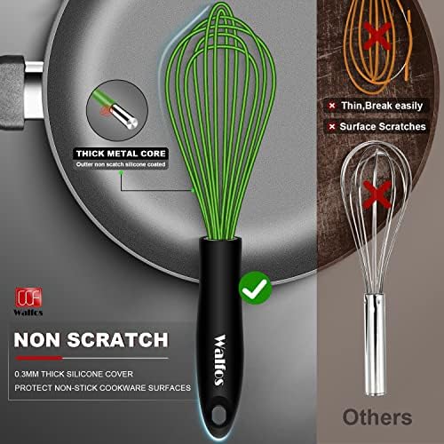 Walfos Silicone Whisk, Rubber Whisks