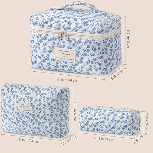HBselect Quilted Makeup Bag