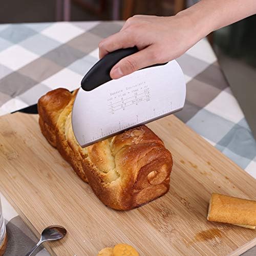 1 pcs Dough Pastry Scraper Chopper/Stainless Steel Dough Scraper Cutter