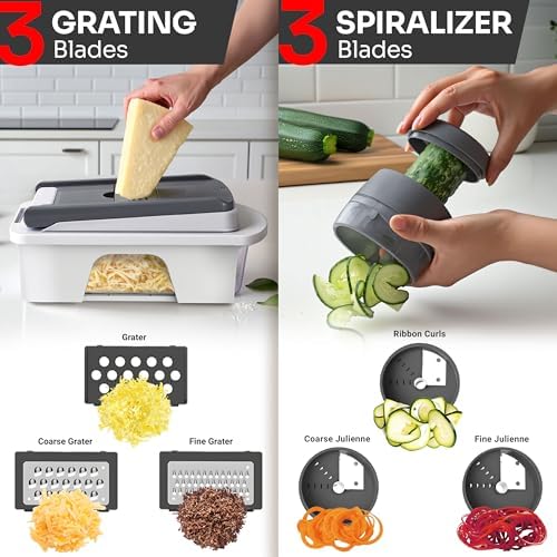 Mueller Pro-Series All-in-One, 12 Blade Mandoline Slicer