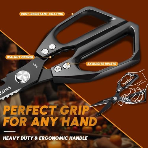 Huusk Kitchen Scissors Set Upgraded