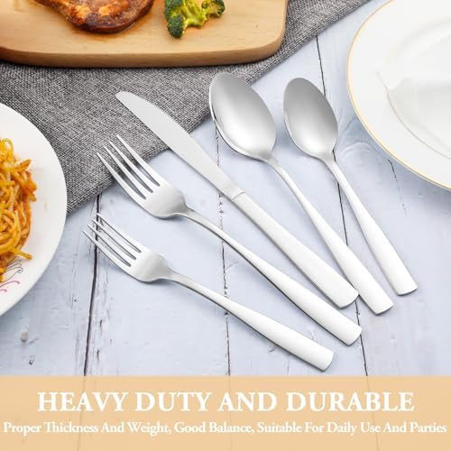 30 Piece Silverware Set Service
