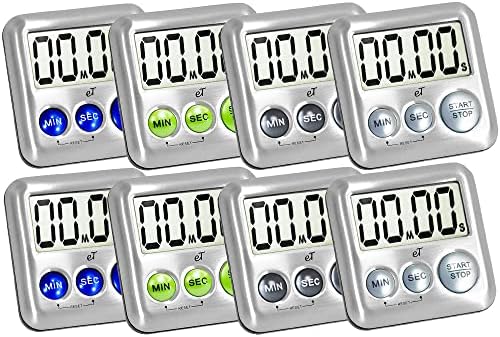 Elegant Digital Kitchen Timer Stainless Steel