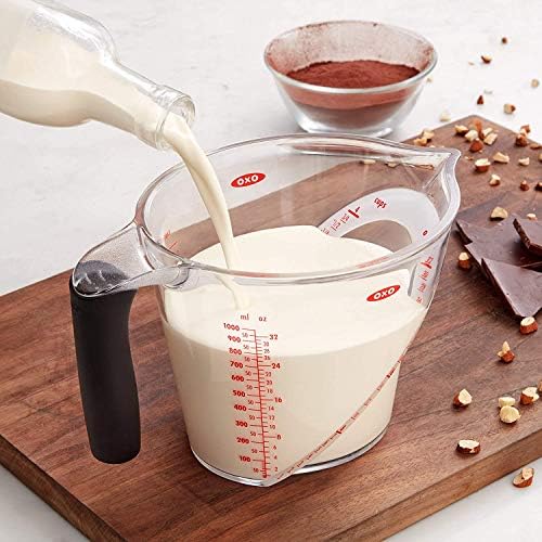OXO 1 Litre Angled Measuring Jug, Transparent