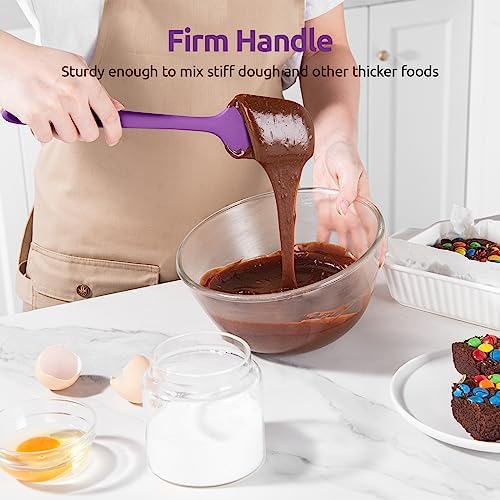 U-Taste Silicone Spatula Set 600°F High Heat Resistant