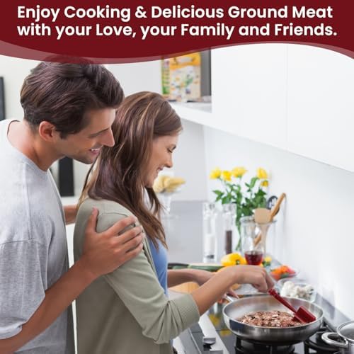 CUNSENR Meat Chopper, Ground Beef Masher, Hamburger Smasher Tool