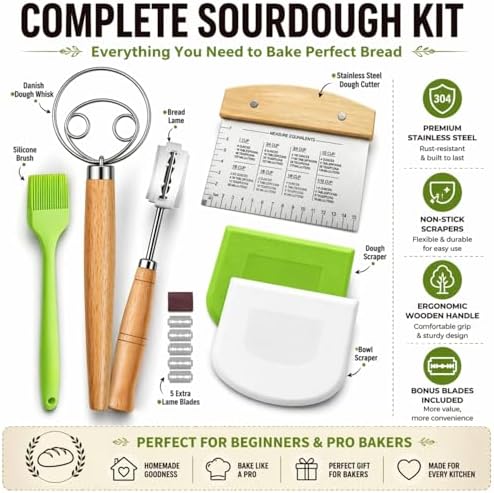 BOORIKA Sourdough Bread Baking Tool Set