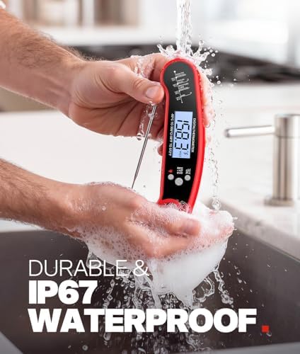 Meat Thermometer Digital, 1-2 Sec Instant Read