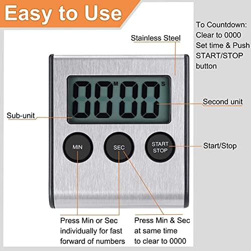 2 Pack Digital Magnetic Countdown Timer