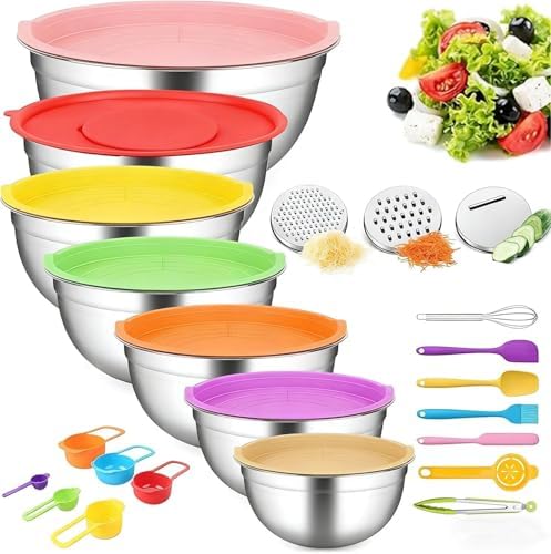 Mixing Bowls with Lids Set